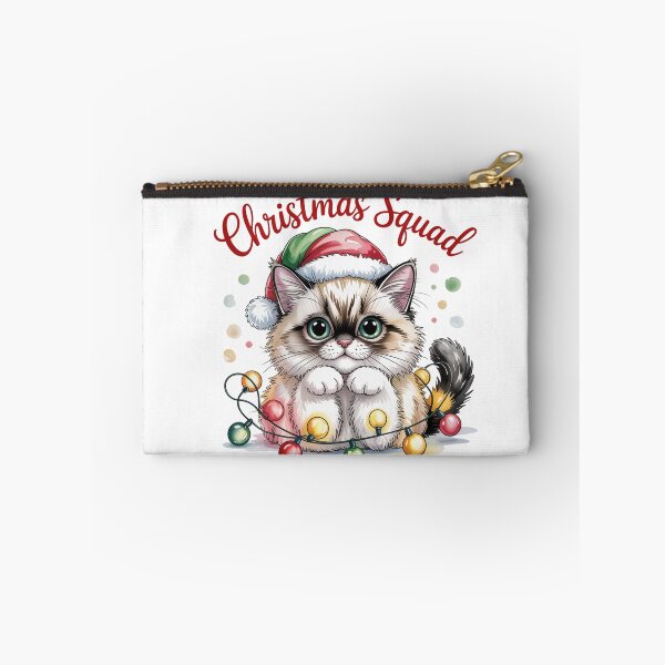 Item preview, Ragdoll cat merry Christmas Santa squad designed and sold by kaka8888.