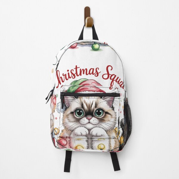 Item preview, Ragdoll cat merry Christmas Santa squad designed and sold by kaka8888.