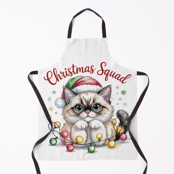 Item preview, Ragdoll cat merry Christmas Santa squad designed and sold by kaka8888.