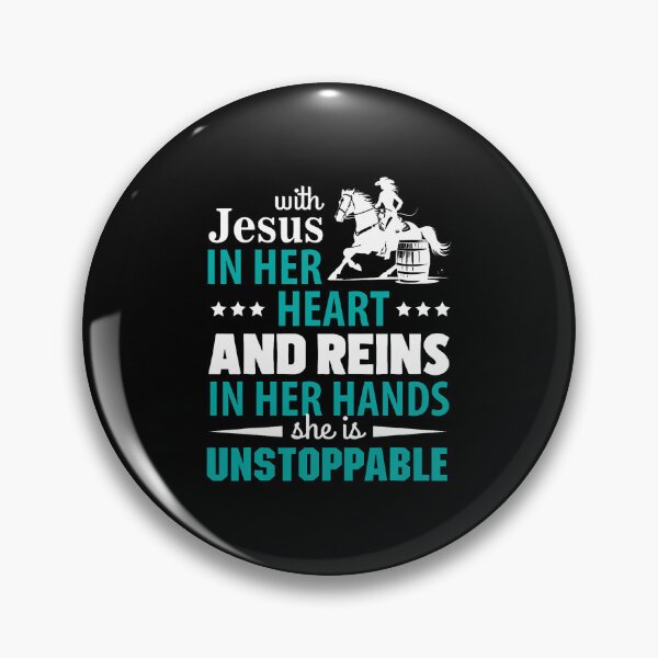Item preview, With Jesus In Her Heart And Reins In Her Hands designed and sold by BrandyMartha.