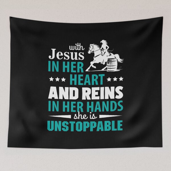 Item preview, With Jesus In Her Heart And Reins In Her Hands designed and sold by BrandyMartha.