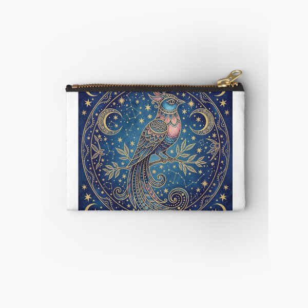 Item preview, The proud peacock among folk patterns designed and sold by Selenaemrak.