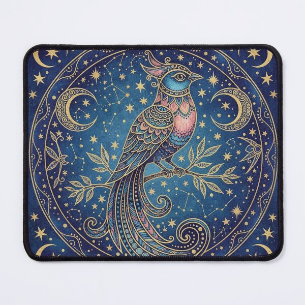 Item preview, The proud peacock among folk patterns designed and sold by Selenaemrak.