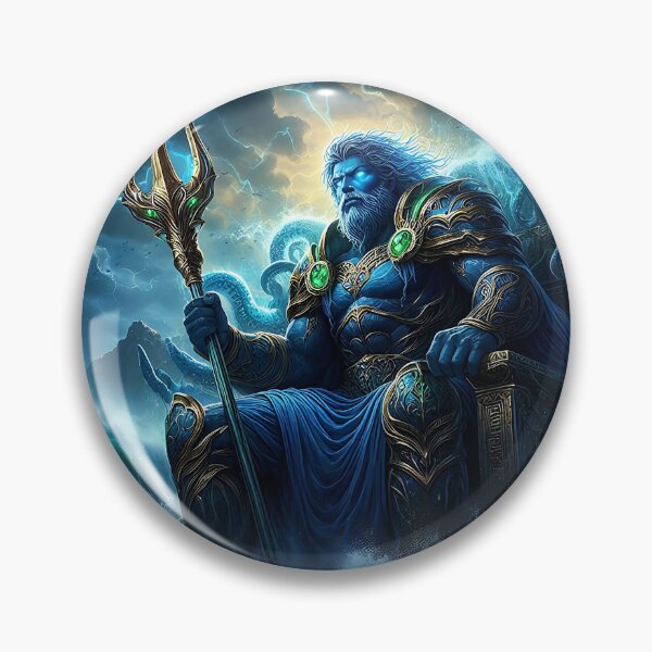 Item preview, Poseidon God of the Seas designed and sold by GalleryBrisArt.