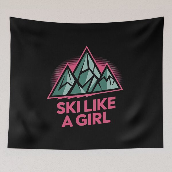 Item preview, Ski Like A Girl designed and sold by RustsyMin.