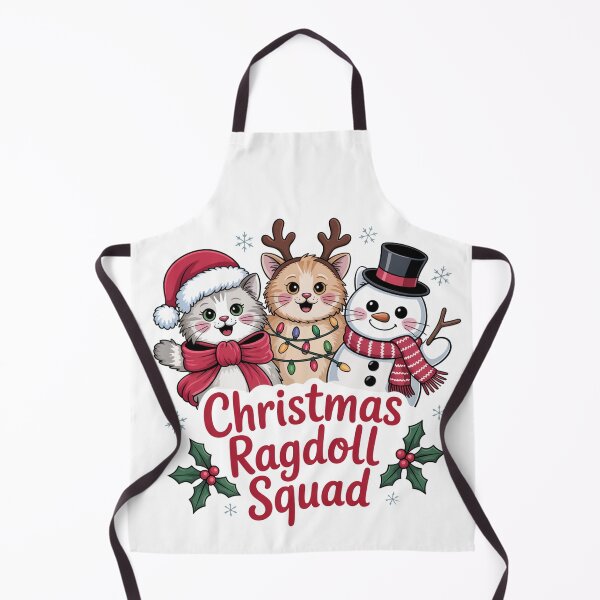 Item preview, Ragdoll cat merry Christmas Santa squad designed and sold by kaka8888.