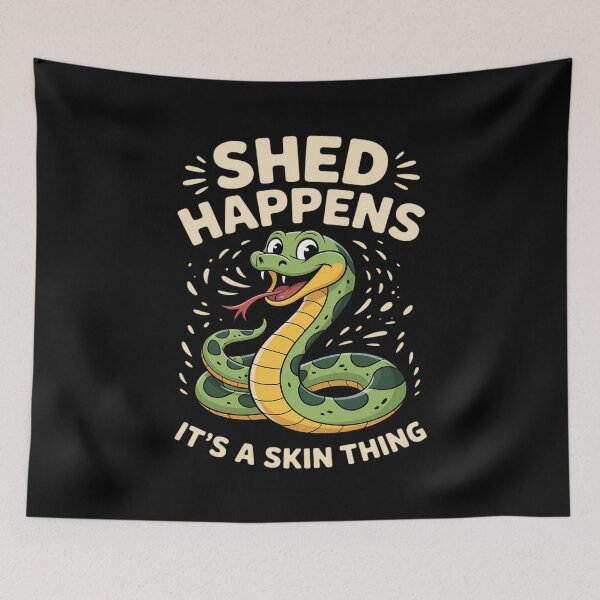 Item preview, Shed Happens Skin Thing Funny Snake Pet Lover designed and sold by JaskconLIfe23.