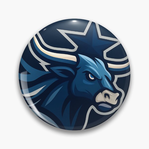Item preview, Blue Longhorn Mascot – Modern Gridiron Vector Artwork designed and sold by Brennan Artistry.