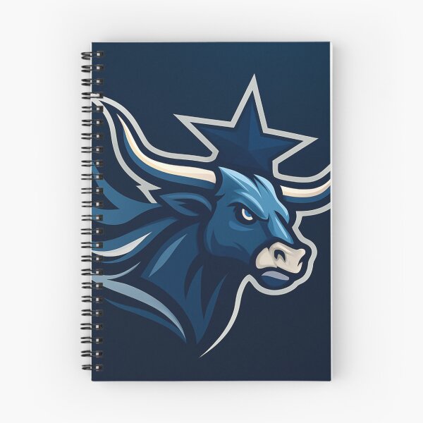 Item preview, Blue Longhorn Mascot – Modern Gridiron Vector Artwork designed and sold by Brennan Artistry.