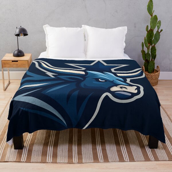 Item preview, Blue Longhorn Mascot – Modern Gridiron Vector Artwork designed and sold by Brennan Artistry.