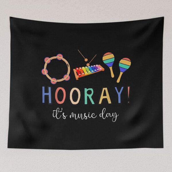 Item preview, Hooray It’s Music Day Music Lover Music Teacher designed and sold by Hili1978.