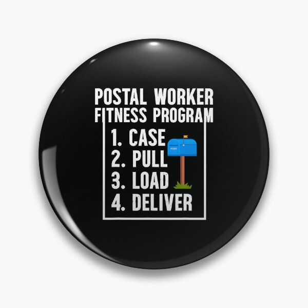 Item preview, Postal Worker Fitness Program Mail Lady Postman Mailman designed and sold by DeborahCarolyn.