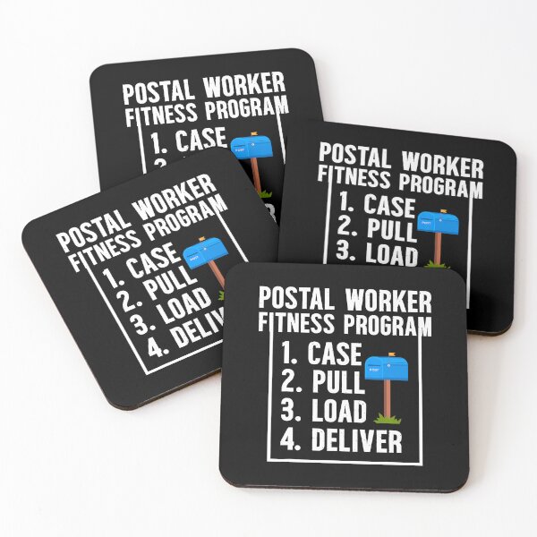 Item preview, Postal Worker Fitness Program Mail Lady Postman Mailman designed and sold by DeborahCarolyn.