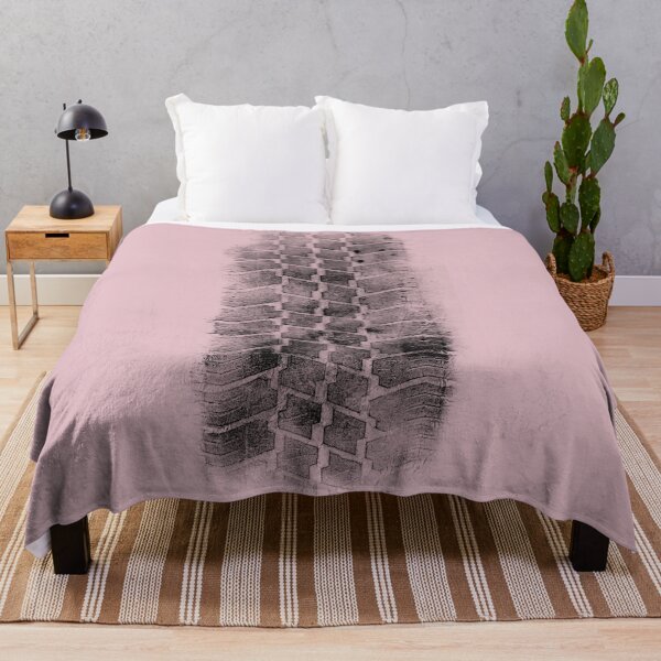 Item preview, Black and Pink Grunge Aesthetic Industrial Tire Tread Print | designed and sold by FiendDoll.