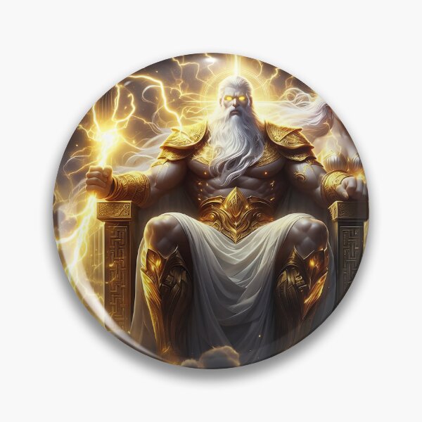 Item preview, Zeus God of Thunder designed and sold by GalleryBrisArt.