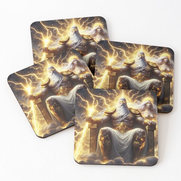 Item preview, Zeus God of Thunder designed and sold by GalleryBrisArt.