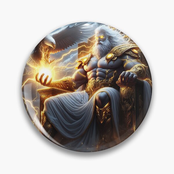 Item preview, Zeus God of Thunder designed and sold by GalleryBrisArt.