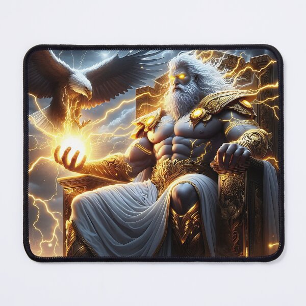 Item preview, Zeus God of Thunder designed and sold by GalleryBrisArt.