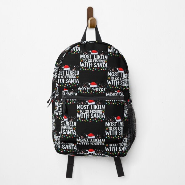 Item preview, Most Likely To Go Fishing With Santa Fishing Lover Christmas designed and sold by DeborahCarolyn.