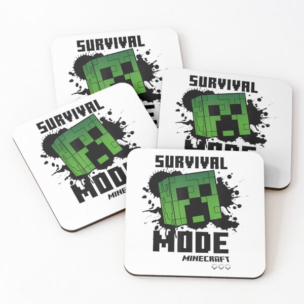 Item preview, Survival Mode On Green Pixel Monster Splatter Art designed and sold by sardencourey3.