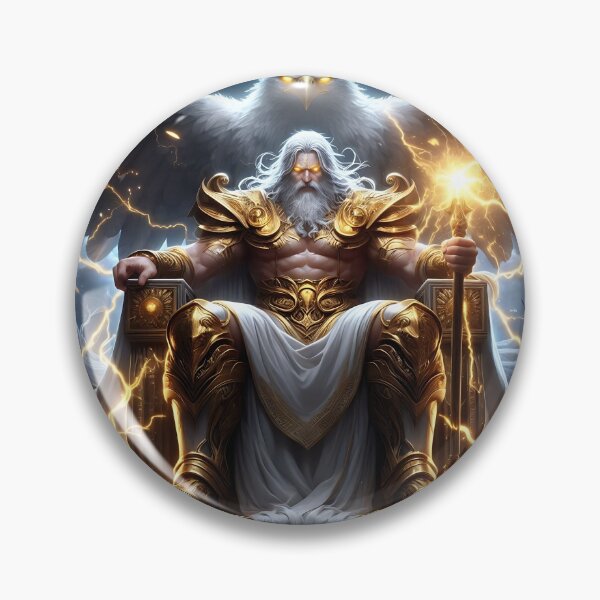Item preview, Zeus God of Thunder designed and sold by GalleryBrisArt.