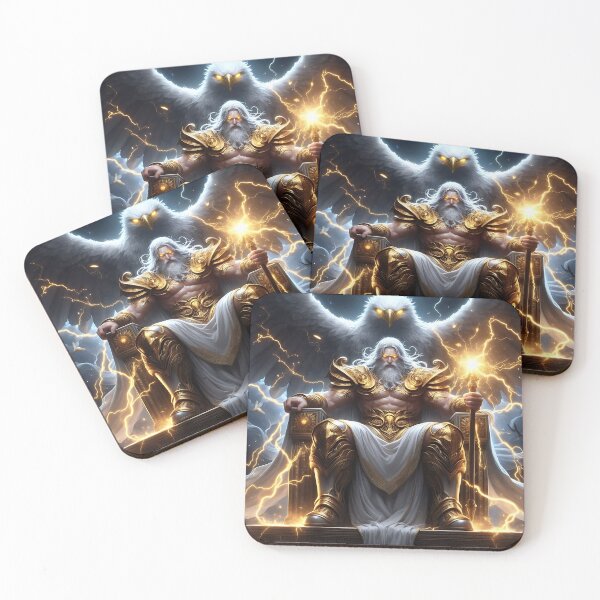 Item preview, Zeus God of Thunder designed and sold by GalleryBrisArt.