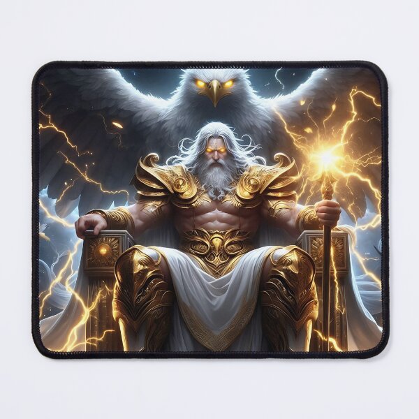 Item preview, Zeus God of Thunder designed and sold by GalleryBrisArt.