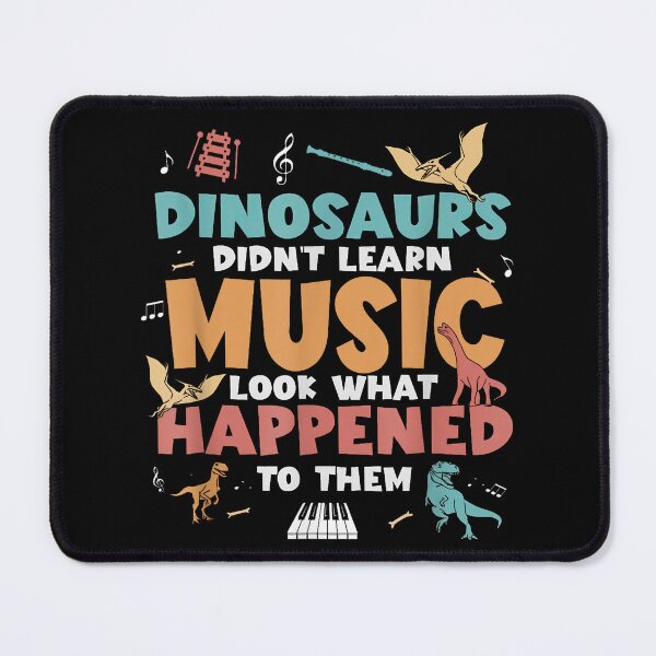 Item preview, Dinosaurs Didn’t Learn Music Funny Teacher Student designed and sold by Hili1978.