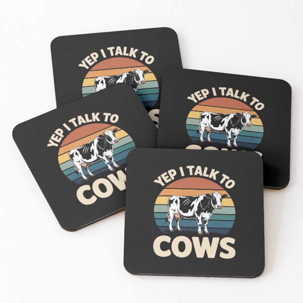 Item preview, Yep I Talk To Cows  Dairy Farmer Cow Lovers Gag designed and sold by RustsyMin.