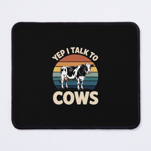 Item preview, Yep I Talk To Cows Dairy Farmer Cow Lovers Gag designed and sold by RustsyMin.