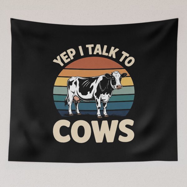 Item preview, Yep I Talk To Cows  Dairy Farmer Cow Lovers Gag designed and sold by RustsyMin.