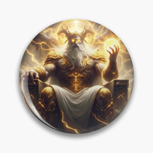 Item preview, Zeus God of Thunder designed and sold by GalleryBrisArt.