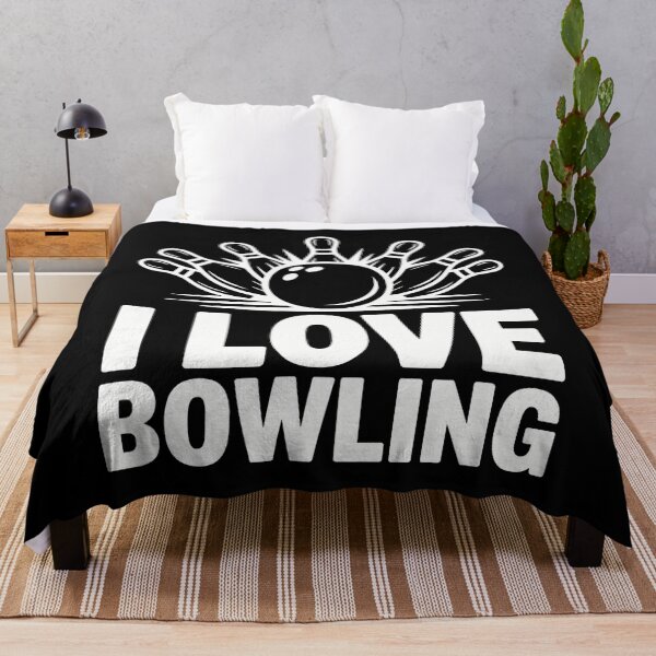 Item preview, I Love Bowling Strikes Pins Fun Game designed and sold by JacquelineEnri.