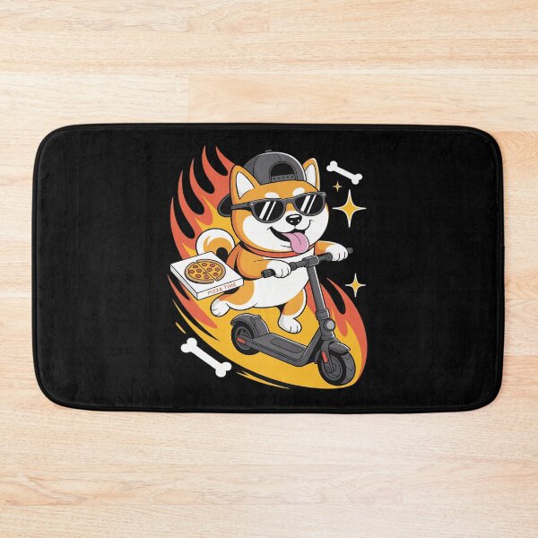 Item preview, Shiba Inu Dog Scooter Doggo Core Style Flame Pizz designed and sold by JaskconLIfe23.