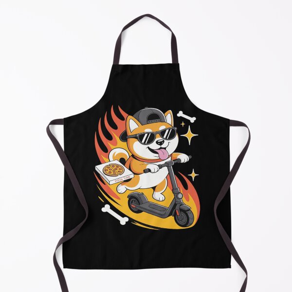 Item preview, Shiba Inu Dog Scooter Doggo Core Style Flame Pizz designed and sold by JaskconLIfe23.