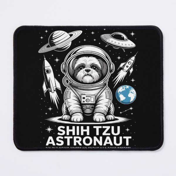 Item preview, Shih Tzu Astronaut Dog Lovers Space Canines designed and sold by JaskconLIfe23.