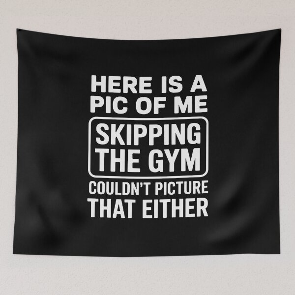 Item preview, Workout Bodybuilding Fitness I Picture Skipping Gym designed and sold by RustsyMin.