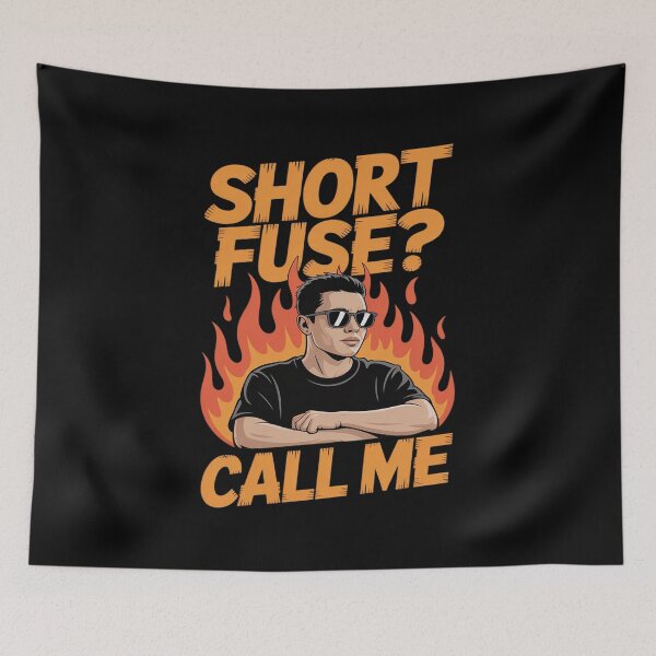 Item preview, Short Fuse Call Me Contractor Humor designed and sold by JaskconLIfe23.