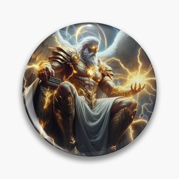 Item preview, Zeus God of Thunder designed and sold by GalleryBrisArt.