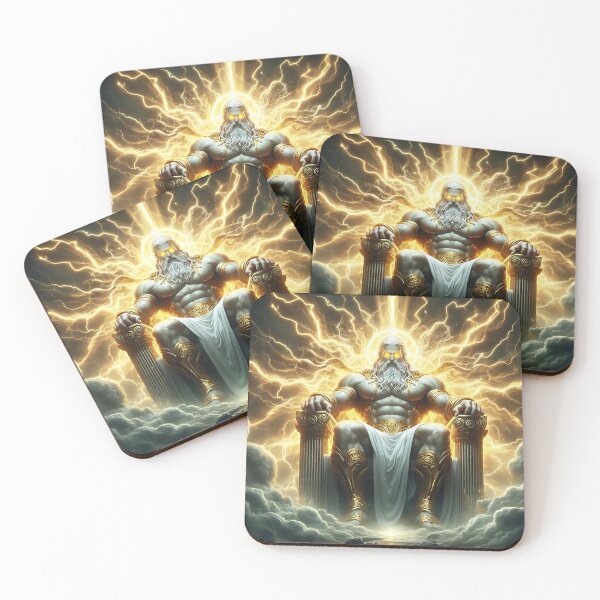 Item preview, Zeus God of Thunder designed and sold by GalleryBrisArt.