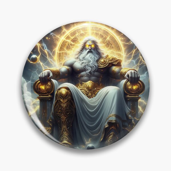 Item preview, Zeus God of Thunder designed and sold by GalleryBrisArt.