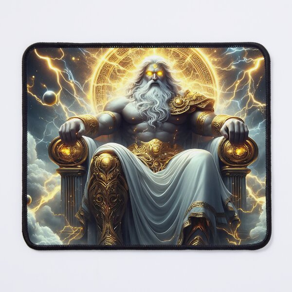 Item preview, Zeus God of Thunder designed and sold by GalleryBrisArt.