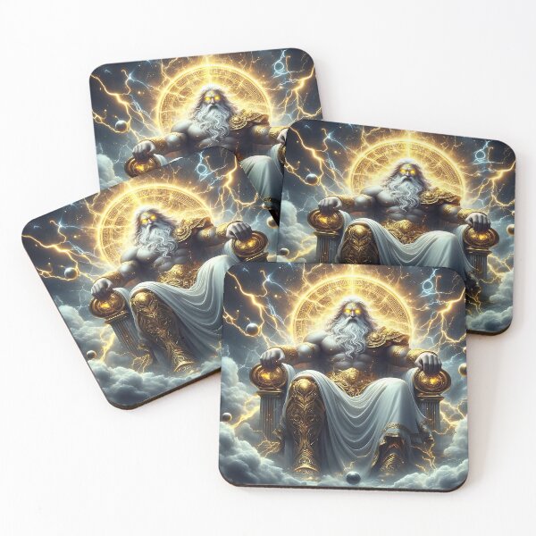 Item preview, Zeus God of Thunder designed and sold by GalleryBrisArt.