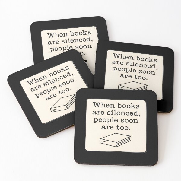 Item preview, Anti Censorship Book Ban Statement Minimalist Art Prints designed and sold by PinUpPizzazz.