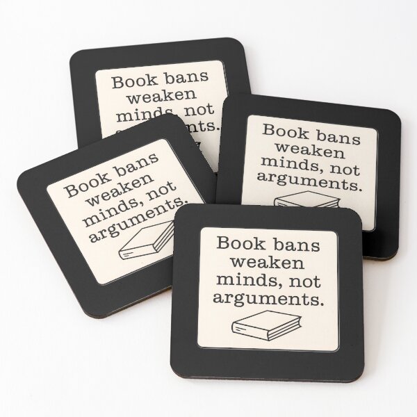 Item preview, Anti Censorship Book Ban Statement Minimalist Art Prints designed and sold by PinUpPizzazz.