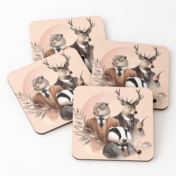 Item preview, European Dapper Animals designed and sold by Vivien la Muse.