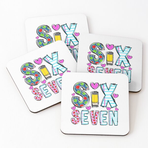 Item preview, Six Seven 6 7 Meme Teacher Student Kids designed and sold by AnitaBice.