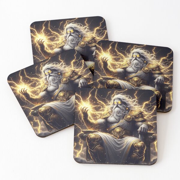 Item preview, Zeus God of Thunder designed and sold by GalleryBrisArt.