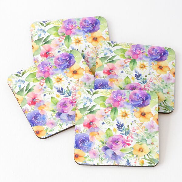 Item preview, Fairytale Floral Fantasy Blue, Lilac, And Yellow Designs  designed and sold by DEC02.