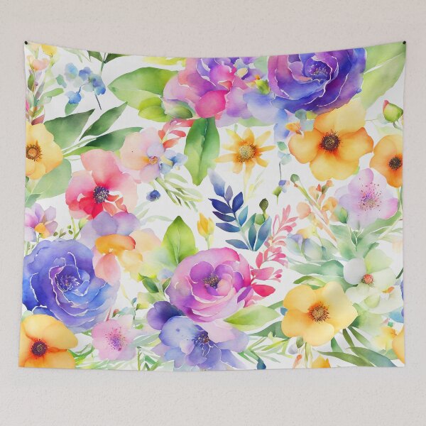 Item preview, Fairytale Floral Fantasy Blue, Lilac, And Yellow Designs  designed and sold by DEC02.